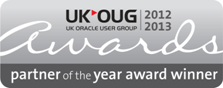 2012 UKOUG winner award logo